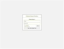 Tablet Screenshot of onlineislamicstudies.com